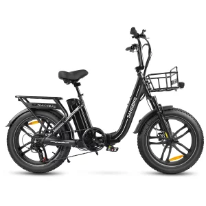 SAMEBIKE C05 Pro Skládací Fatbike s nízkým nástupem – 20" Městské elektrokolo
