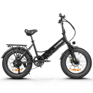 SAMEBIKE LOTDM200-II Skládací Fatbike s nízkým nástupem – 20" Off-Road s NFC