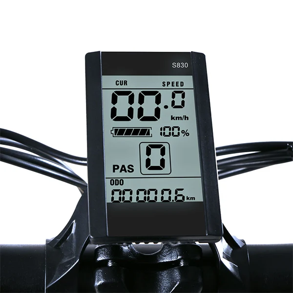 Svislý monochromatický LCD displej SAMEBIKE