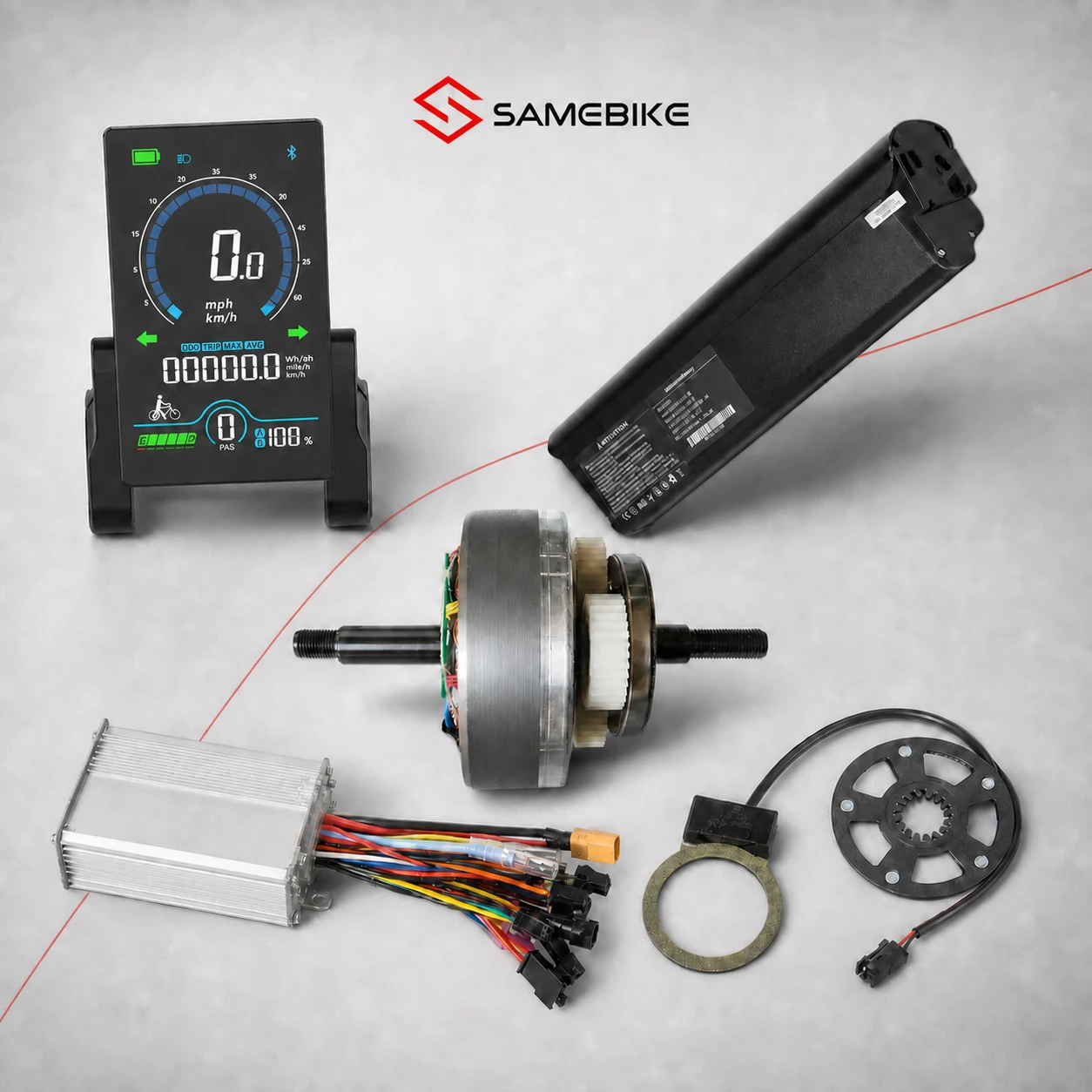 Originální náhradní díly SAMEBIKE pro elektrokola