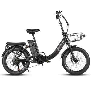 SAMEBIKE CY20 Pro-FT v černé barvě – boční pohled