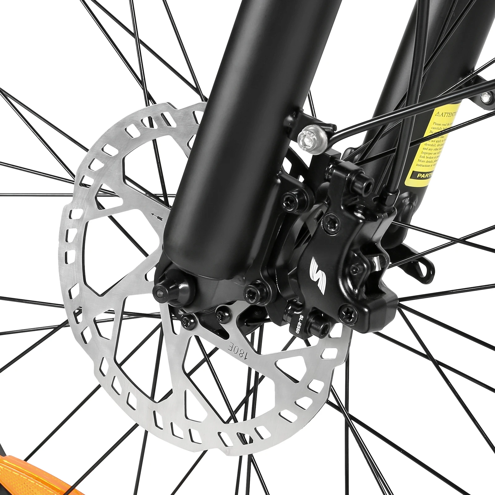 Hydraulická kotoučová brzda 180 mm na SAMEBIKE CREST