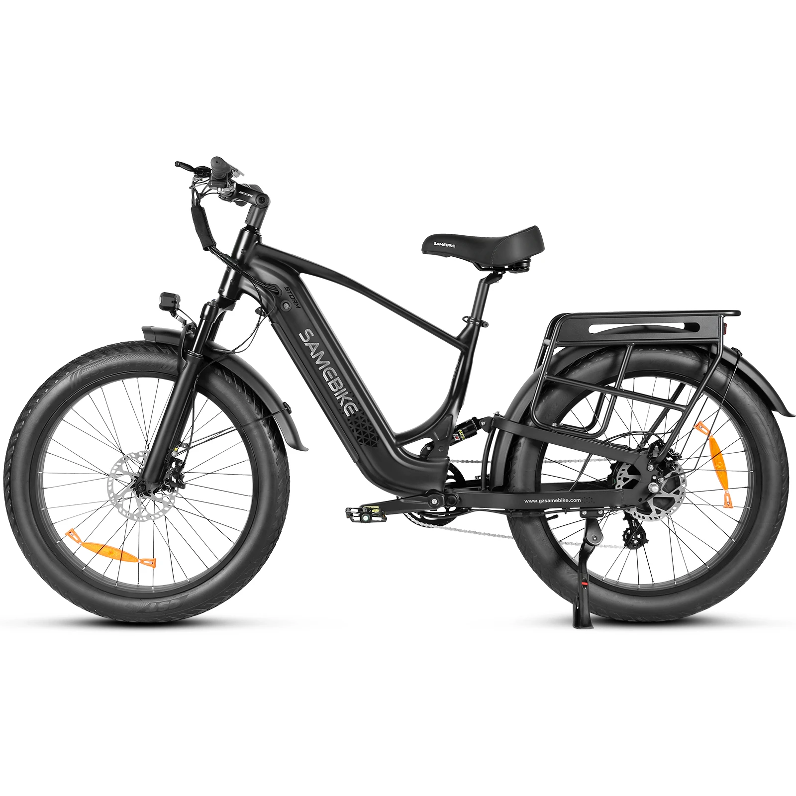 Černá SAMEBIKE STORM – boční pohled zleva