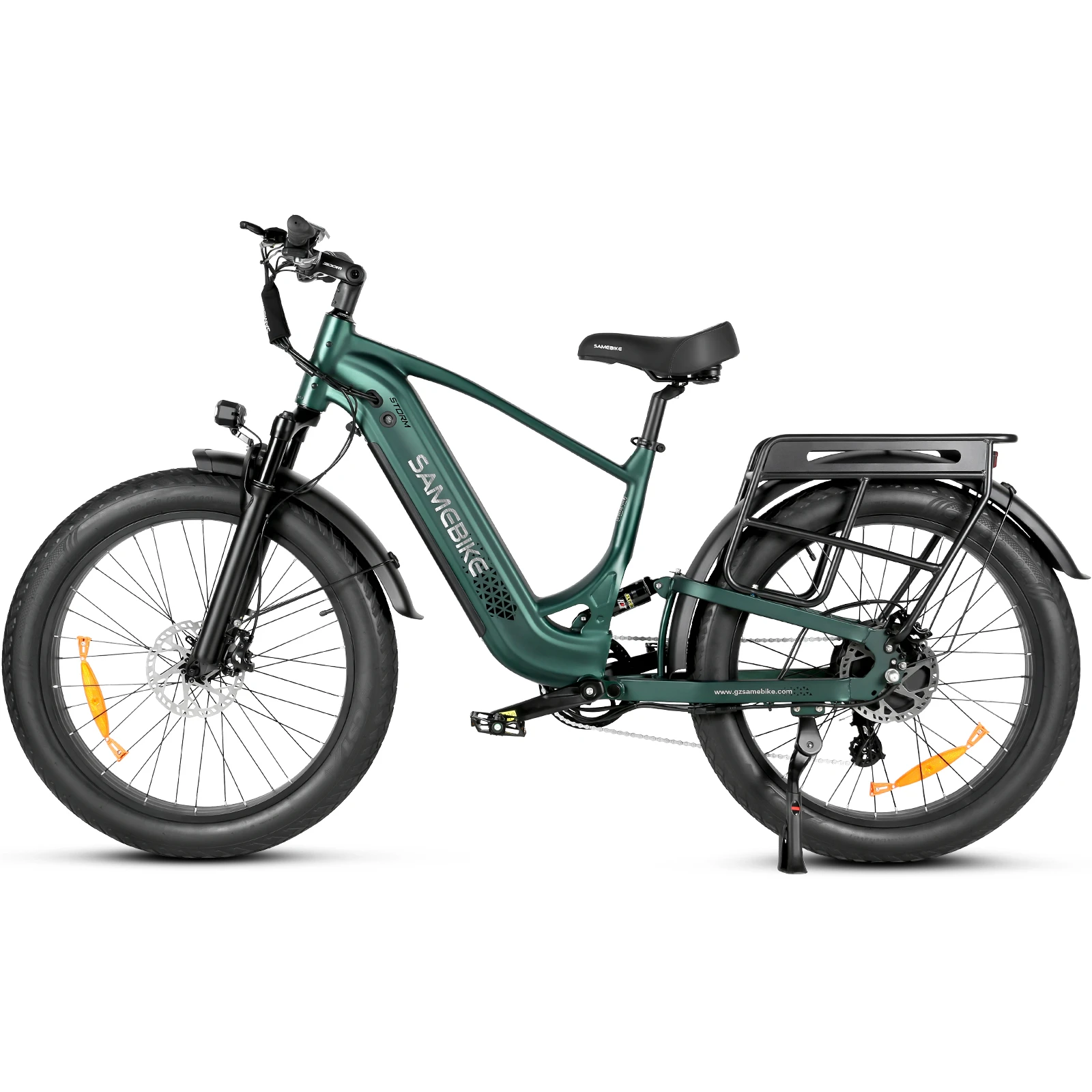 Zelená SAMEBIKE STORM – boční pohled zleva